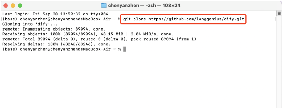 MacBook 本地化部署 Dify 指南。