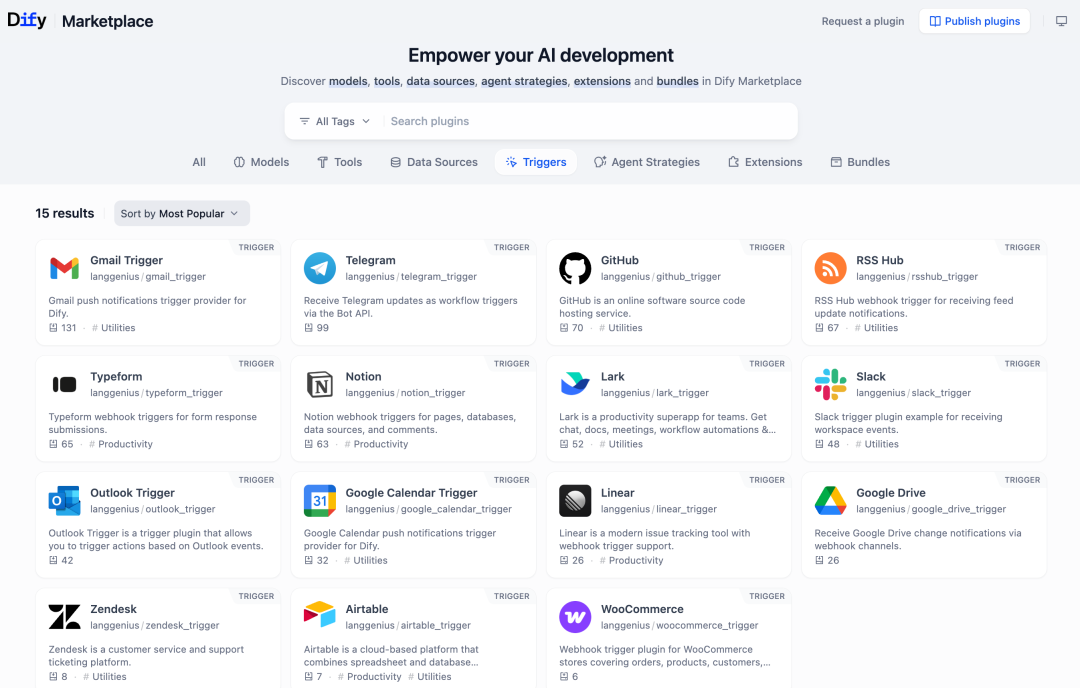 Trigger 发布: 让 Dify Workflow 走向事件驱动
