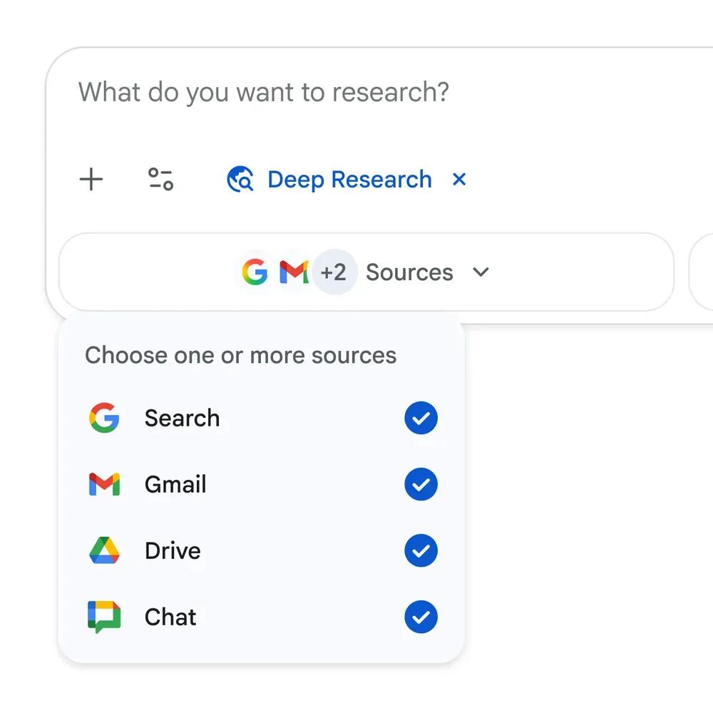 Gemini 重磅更新！Deep Research 可以读你的邮件、网盘、甚至聊天记录了