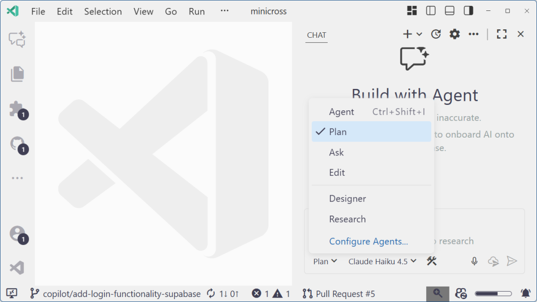 VS Code 内的统一编码体验，重塑开发者的 Agent 时代