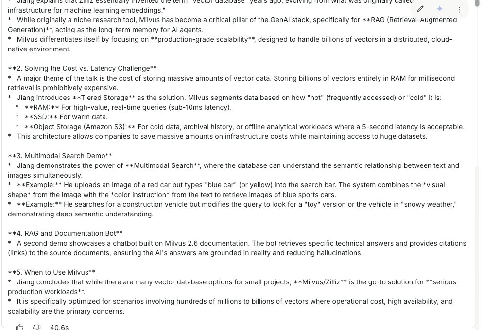 Milvus+最强大模型Gemini 3 Pro怎么搭RAG？（含免费教程）