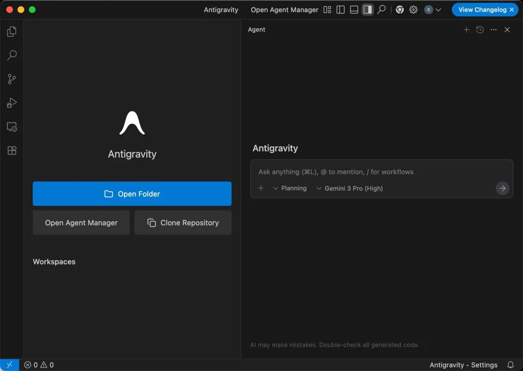 Cursor看了都要菊花一紧！Google AntiGravity 官方教程生猛来袭！