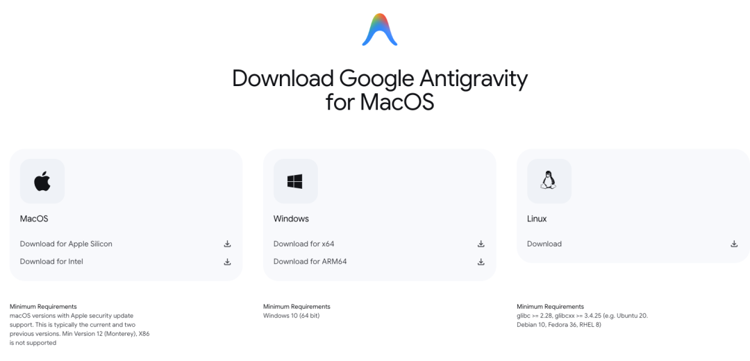 Google 发布 Antigravity Agent编辑器