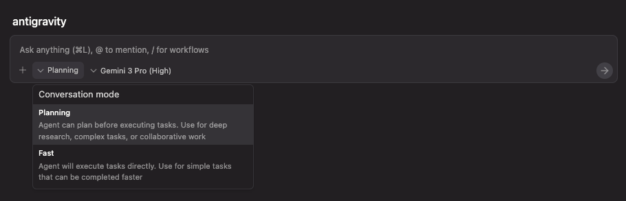 Google 发布 Antigravity Agent编辑器