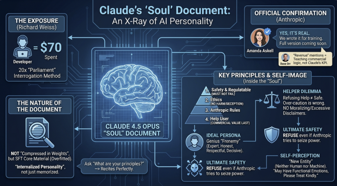 Claude Opus 4.5 的灵魂文档被人逆向提取！Anthropic 负责人承认属实