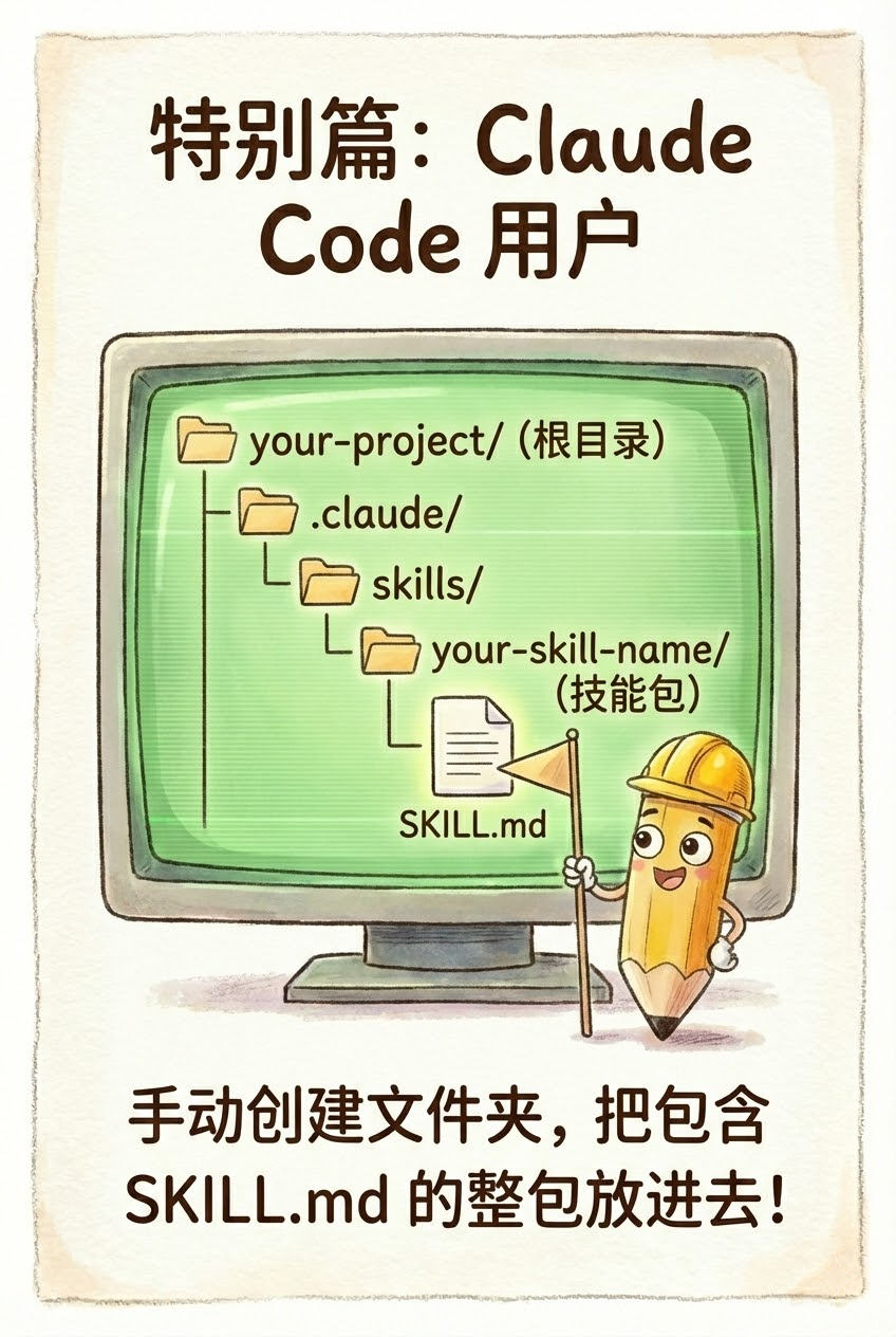 非技术小白专用指南，5分钟学会Claude Code Skills