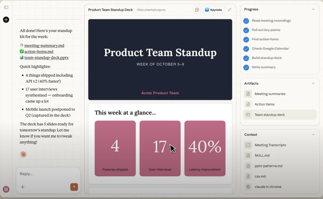 Claude Cowork 重磅发布：整理文件、做表格、写报告，全包！