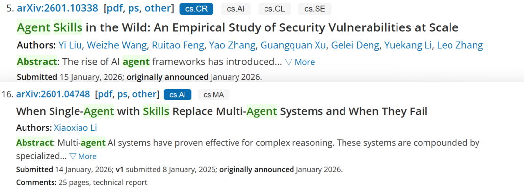 分享两篇Claude Skills最新论文，有3个核心结论