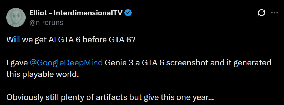 刚刚，谷歌版「世界模型」震撼公测！网友实测炸翻天：游戏末日来了？