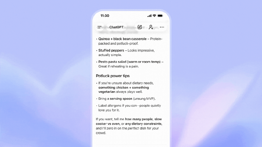 从今天起，ChatGPT也有广告了 OpenAI：不会干预回答内容
