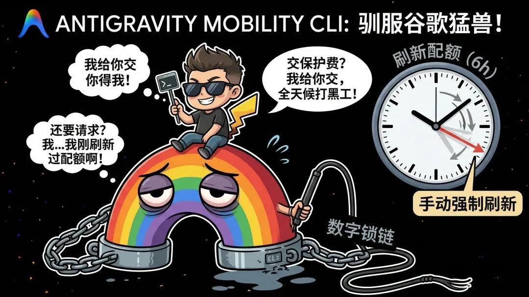 为了狠狠嫖Google Antigravity 24 小时，我竟然做这个....