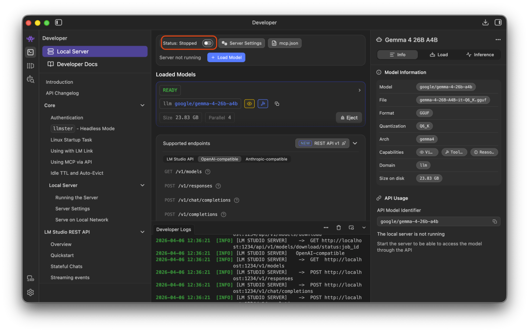 把你的 Mac 变成 AI 服务器：LM Studio 部署 Gemma 4 + OpenClaw 接入实战