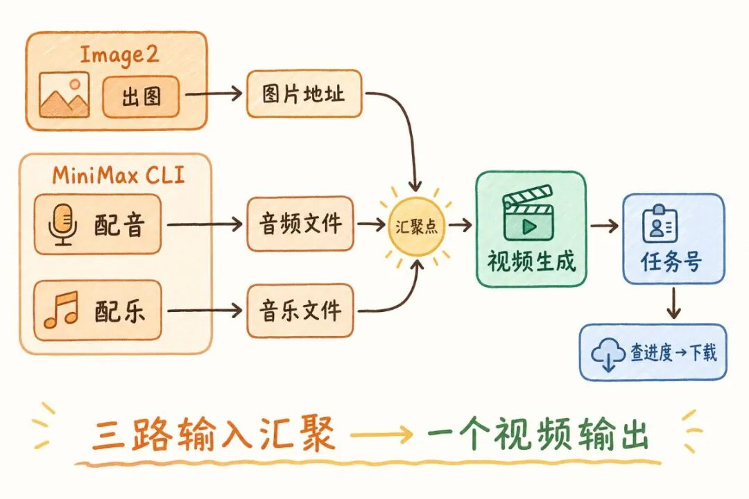 Image2 + MiniMax CLI，一句话到成片。拆解 MiniMax CLI  的Agent 设计哲学
