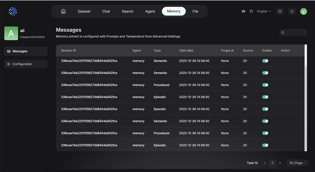 RAGFlow 0.23.0 —— Memory、 RAG 和 Agent 的能力增强