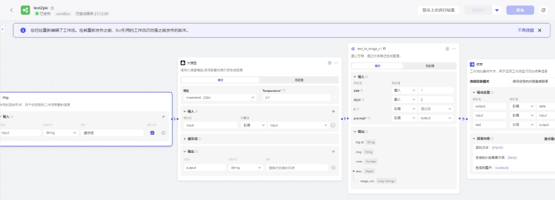 COZE进阶应用，小说推文到AI绘画提示词，用到kimi和通义两个AI大模型