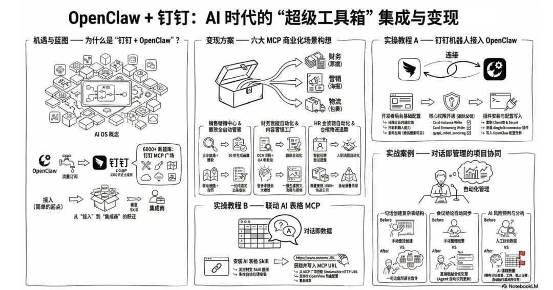 我发现了钉钉里的巨大商机，这是打开 openclaw 能力的关键