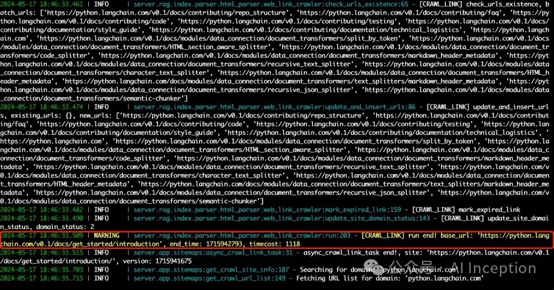使用RAG-GPT快速搭建LangChain官网智能客服