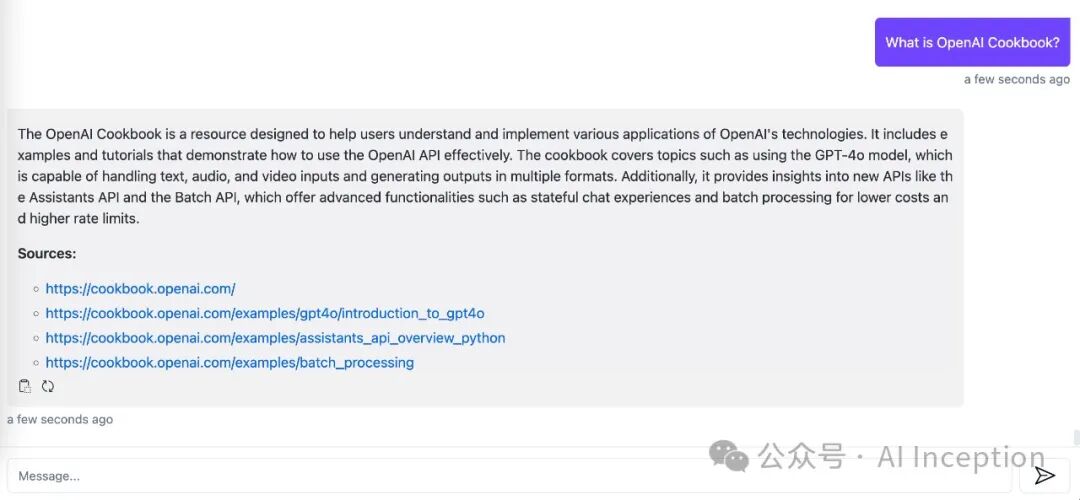 使用RAG-GPT集成智谱AI、DeepSeek快速搭建OpenAI Cookbook智能客服