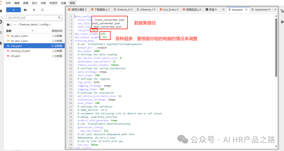 微调HR模型-增强面试评价能力