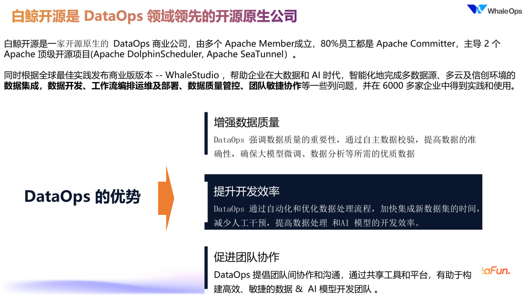 DataOps for LLM 的数据工程技术架构实践