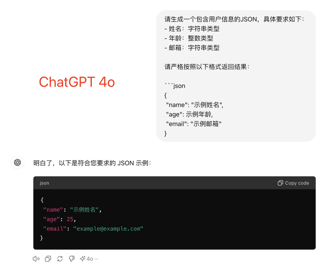 如何让大语言模型输出JSON格式？