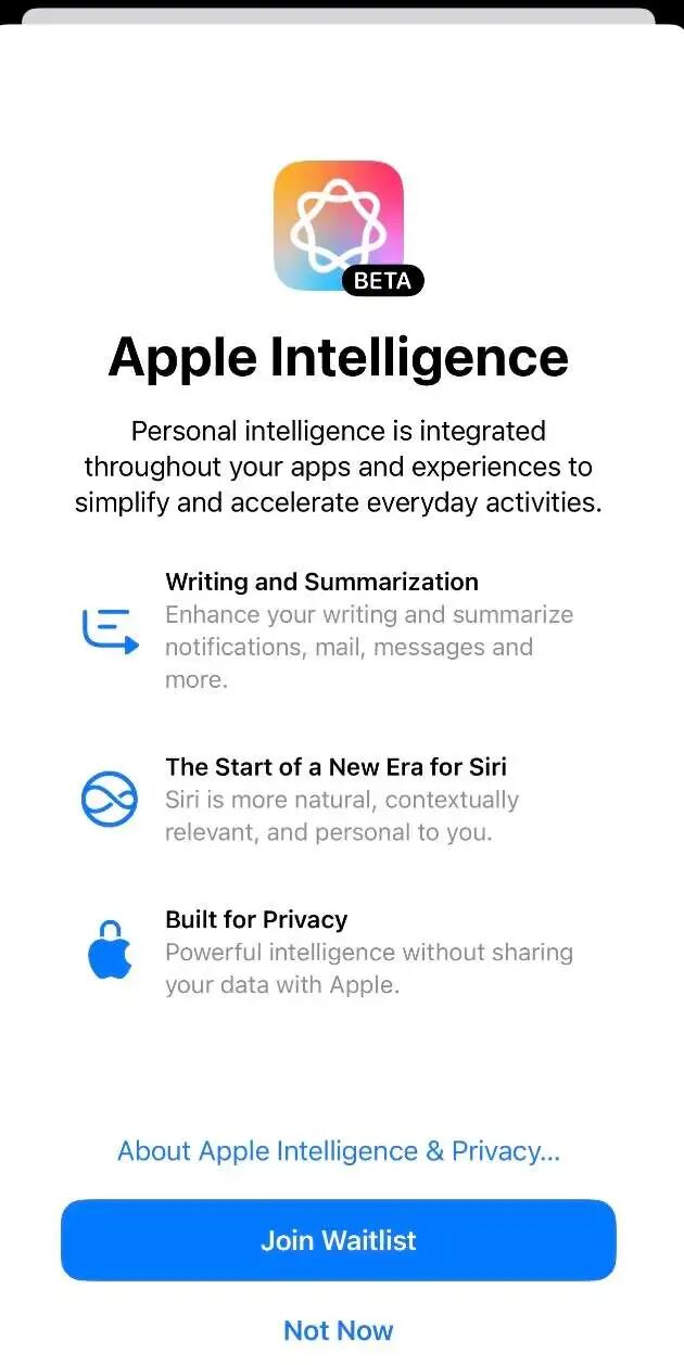 一文记录Apple Intelligence从开始到设置全过程！
