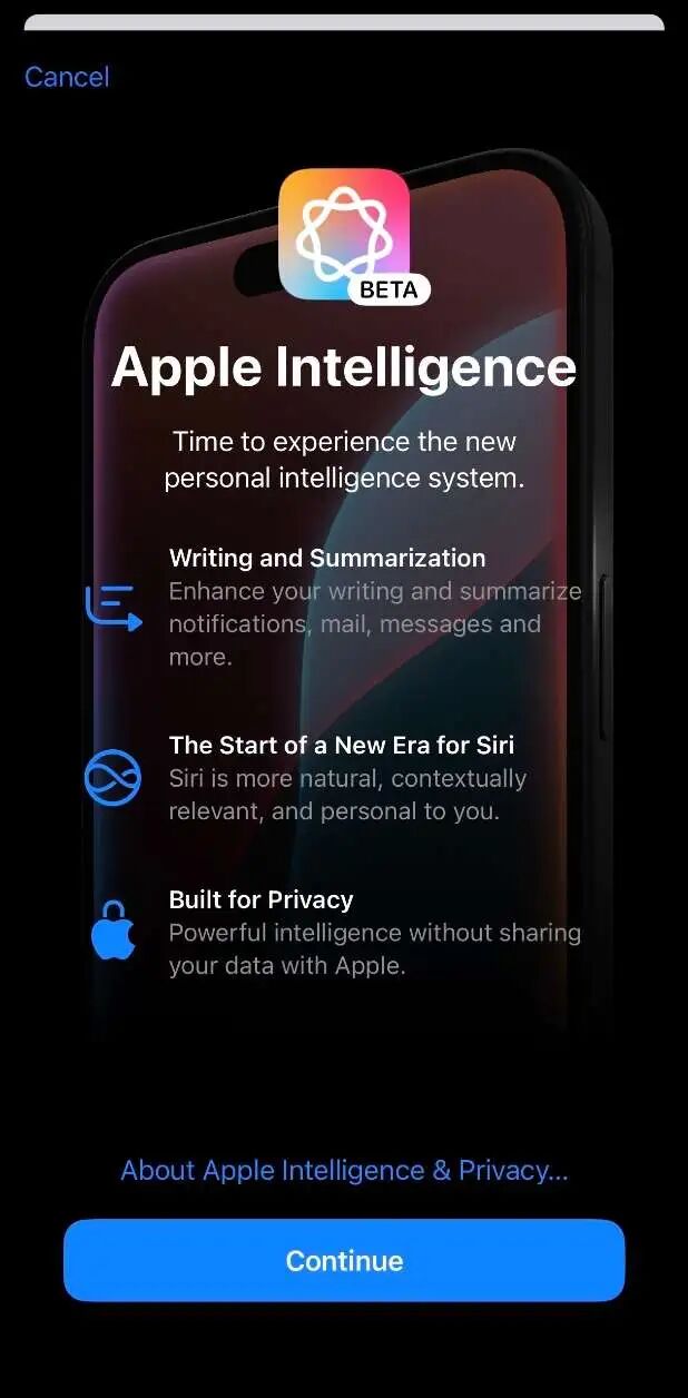 一文记录Apple Intelligence从开始到设置全过程！