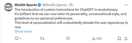 重磅功能！ChatGPT新增自定义，轻松训练个人模型