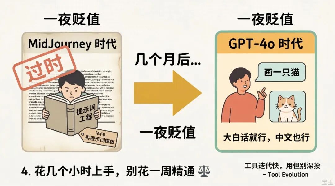 AI 发展太快跟不上？一张四象限图帮你做减法