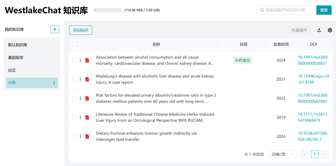 自从用了 WestlakeChat 的知识库后，我卸载了之前所有的学术资料管理工具。