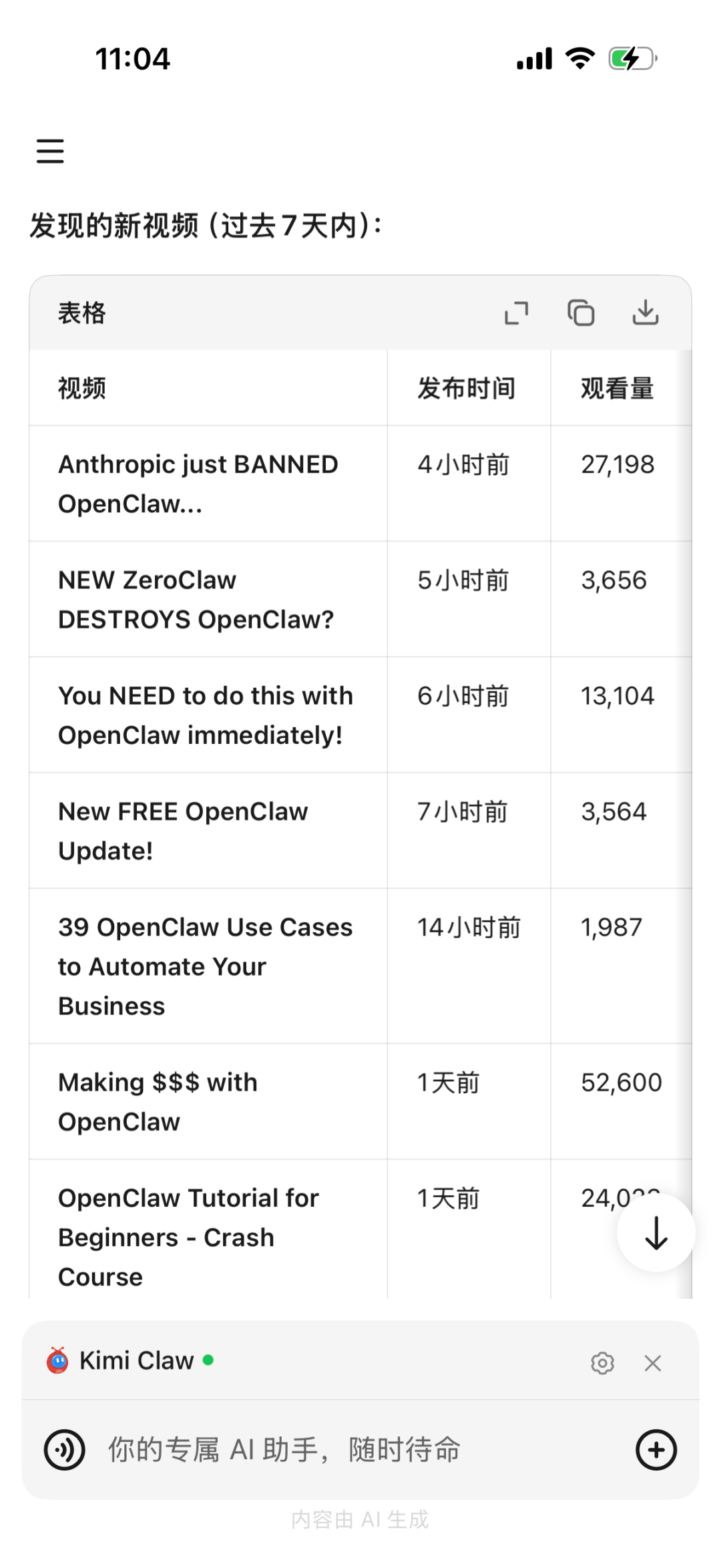 Kimi上线了OpenClaw手机版，给大家分享5种知识管理的神级技巧