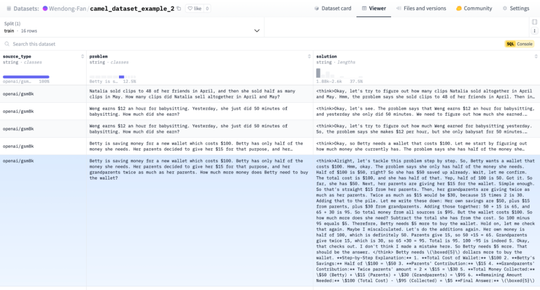 如何用CAMEL从DeepSeek-R1蒸馏数学推理数据？手把手教你实现！