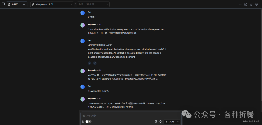 群晖上私有化部署DeepSeek-R1