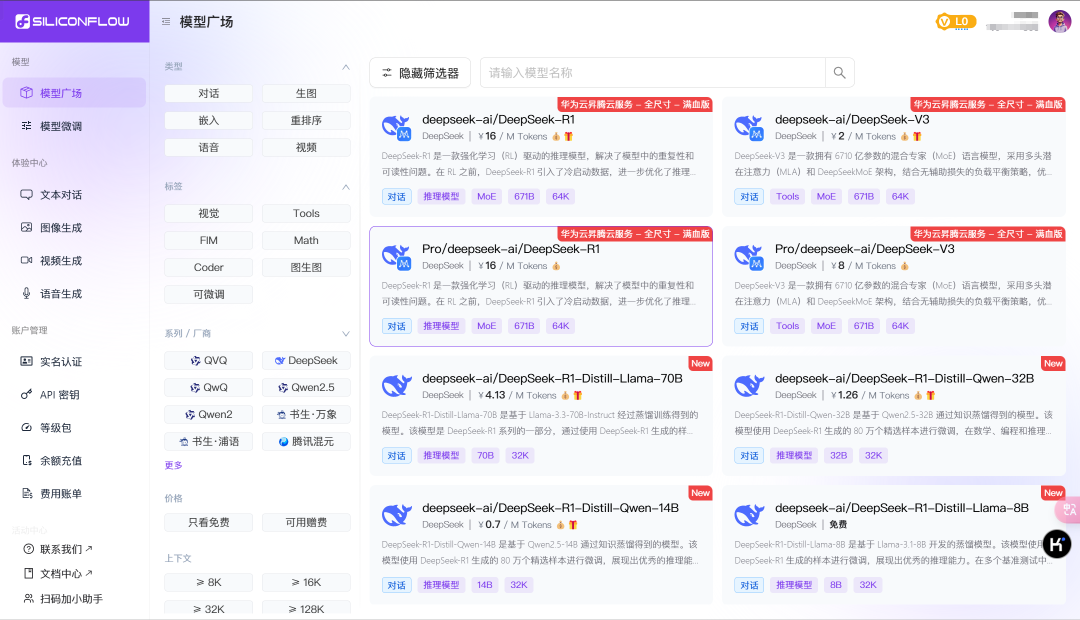 申请API-KEY，通过接口使用DeepSeek服务