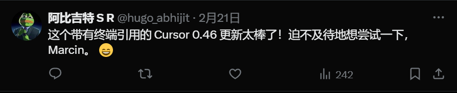 Cursor 新版本要来了！同一个窗口使用Agent+Chat！上下文增强、UI升级、界面更清爽。