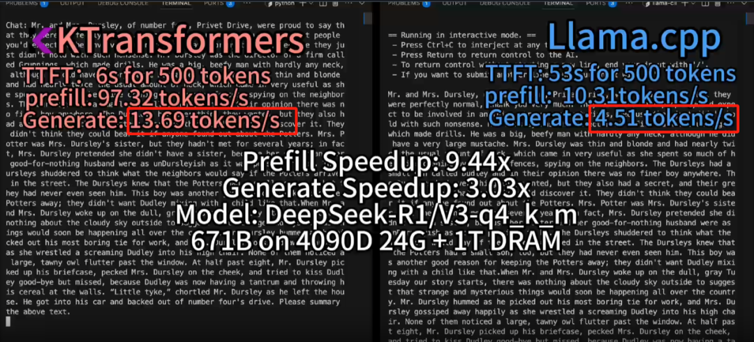 60G内存+14G显存运行满血DeepSeek R1！Ktransformers+Unsloth联合部署方案实践！