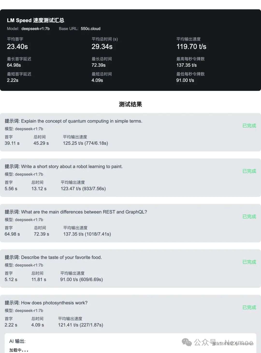 LM Speed - 简单的大模型测速分析工具核心价值