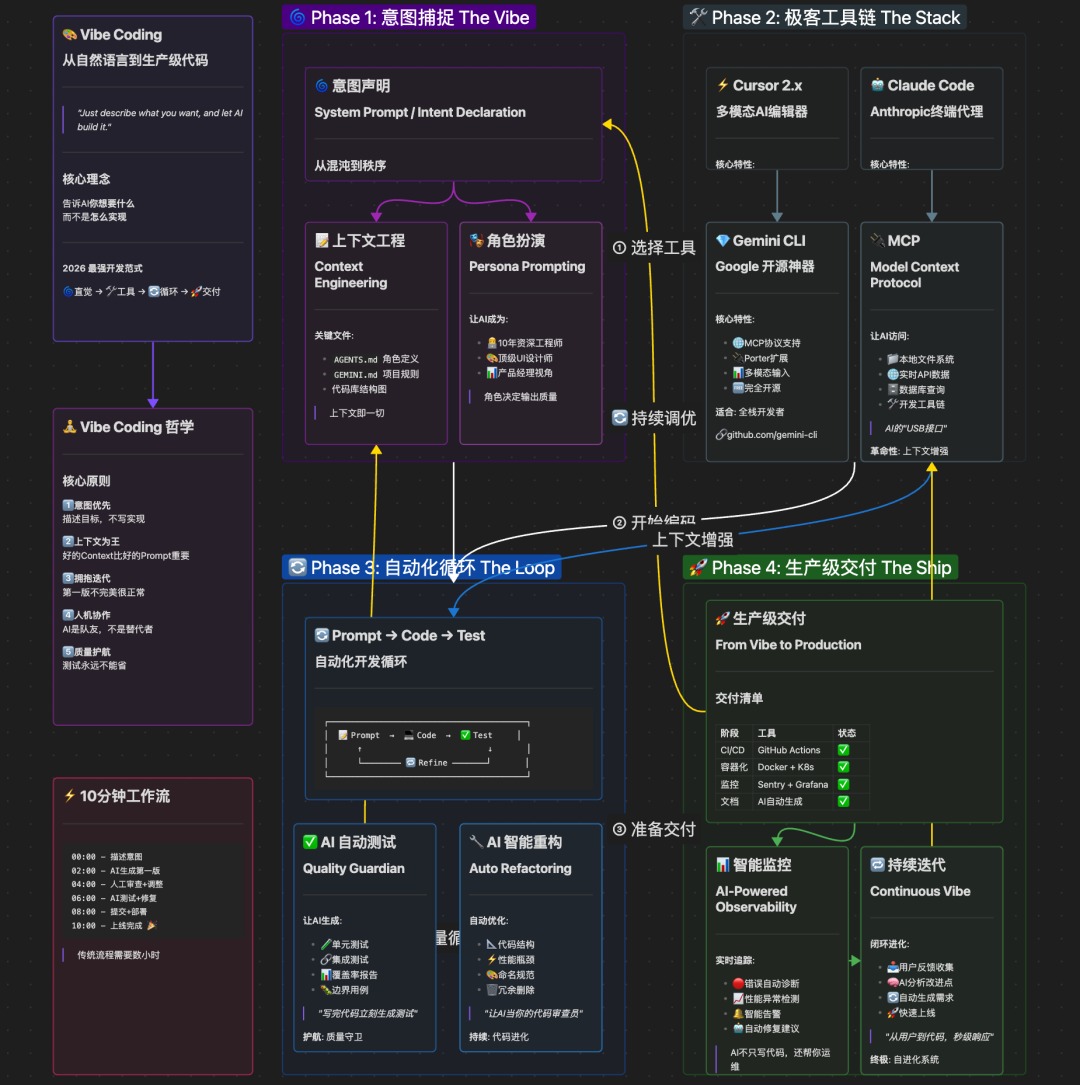 骚操作！把 Obsidian CEO 神级 Skill 灌进 Gemini，秒出 12 套知识图谱，太离谱！
