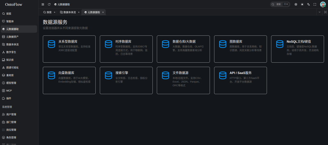 还在关注Palantir本体论吗！看看OntoFlow本体建模平台：从数据 -> 知识图谱 -> 本体 -> 决策的完整链路功能演示