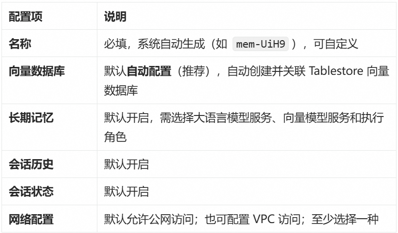 看 AgentRun 如何玩转记忆存储，最佳实践来了！