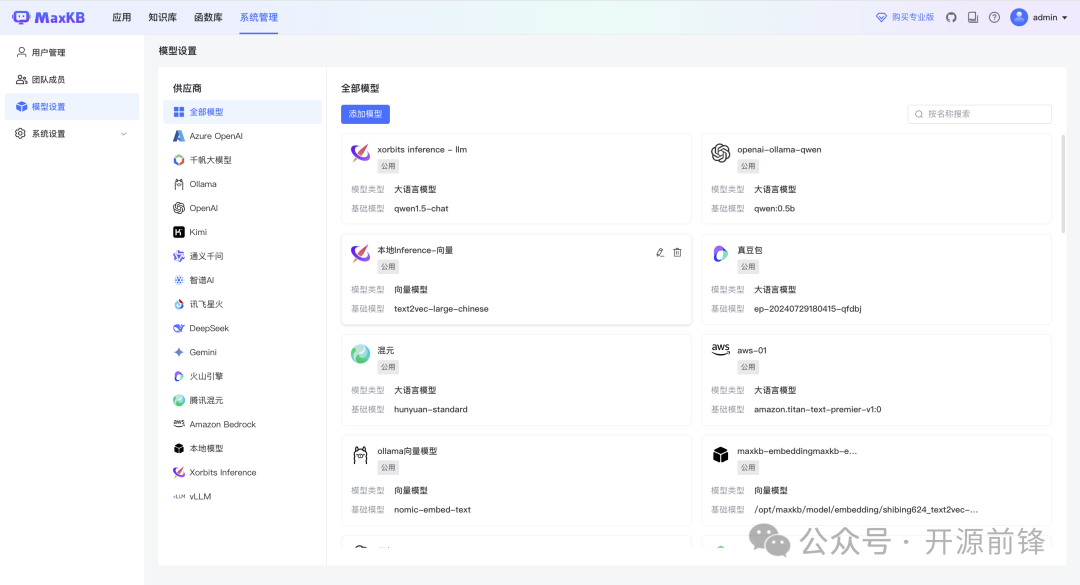 一款集大语言模型与RAG技术于一体的开源知识库问答系统