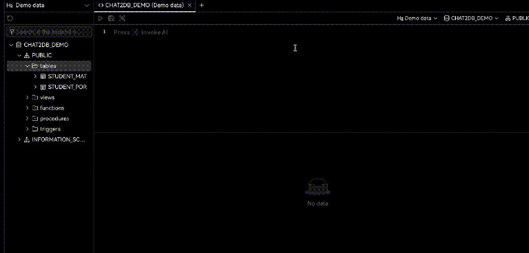 Chat2DB：智能数据库查询工具，一款强大的数据库聊天机器人工具