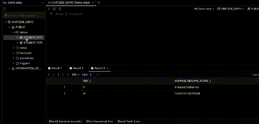 Chat2DB：智能数据库查询工具，一款强大的数据库聊天机器人工具