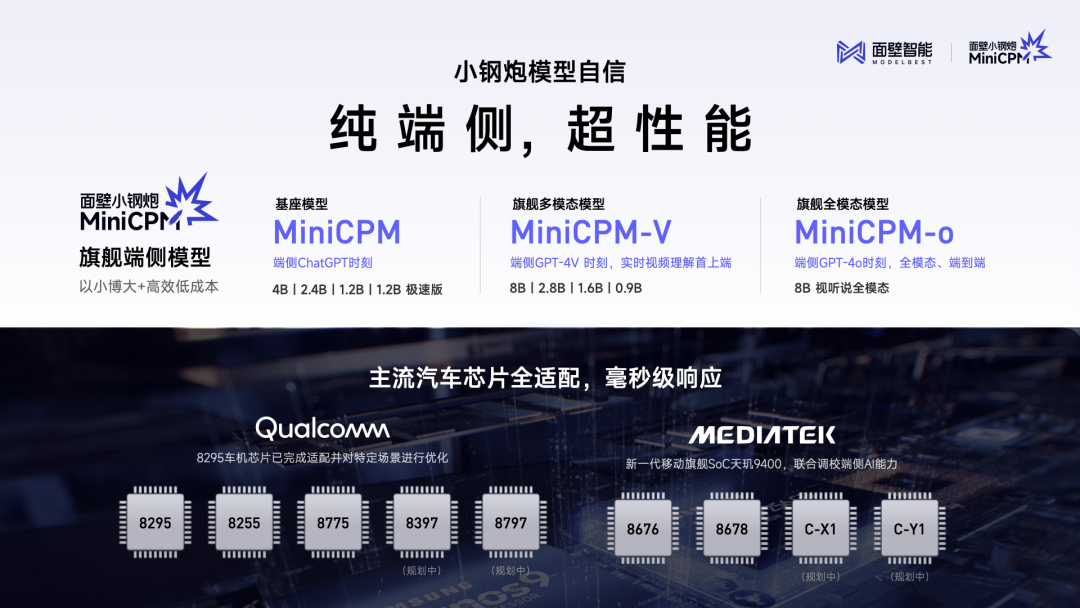 面壁发布首个纯端侧智能助手，构建汽车超性能端侧大脑