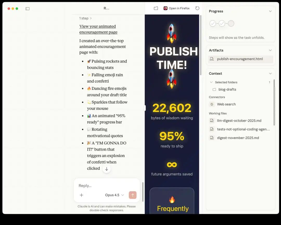 Claude 发布 Cowork：当 AI 走出聊天框，开始整理你的文件
