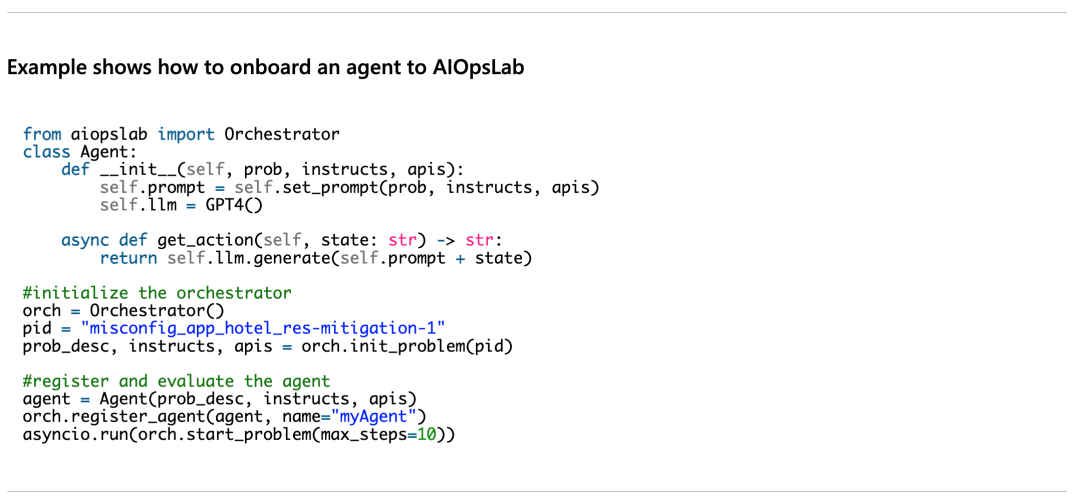 微软研究人员发布 AIOpsLab：面向 AIOps 代理的开源综合人工智能框架