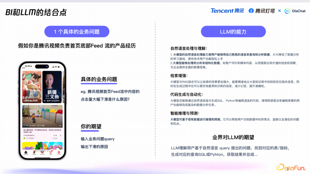腾讯分析型 BI+AI 产品 OlaChat 创新探索