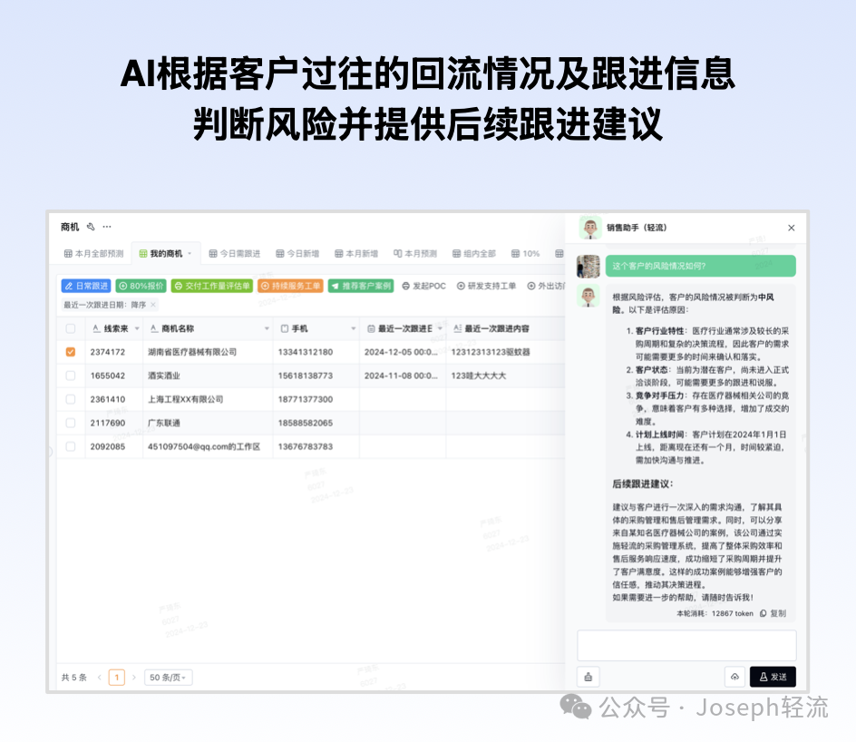 我用轻流AI改造了公司的销售管理；用得很爽！但也发现了4个AI的无解缺陷！