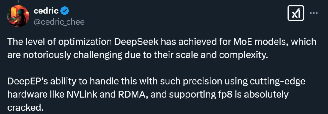 刚刚，DeepSeek开源MoE训练、推理EP通信库DeepEP，真太Open了！