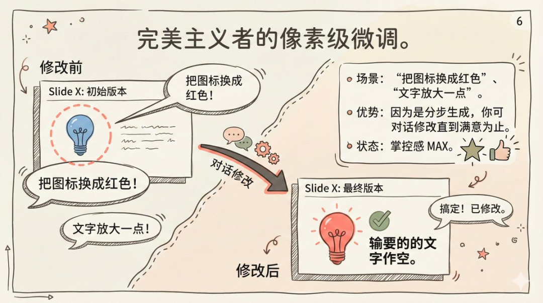 预订本年度最有价值提示词 —— 生成既有质感，又能随意修改文字的完美 PPT